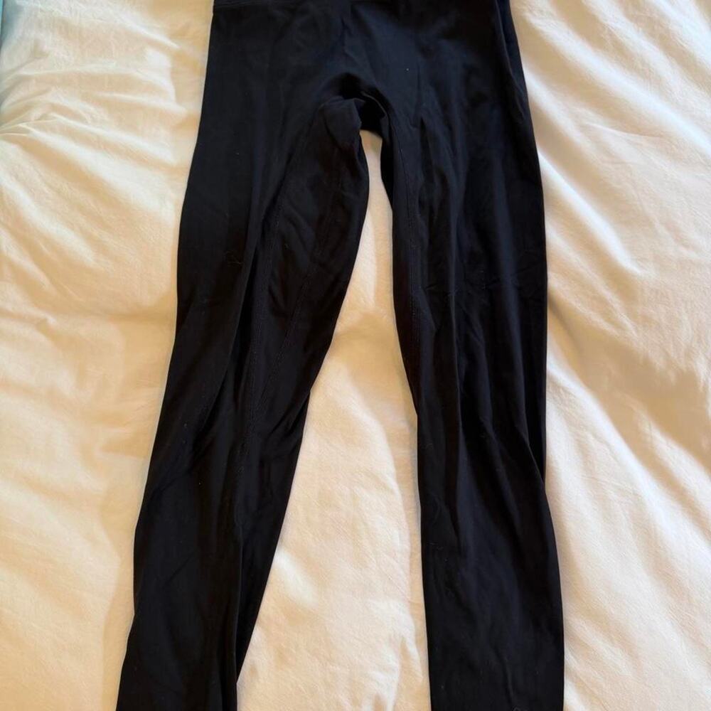 Set active black leggings